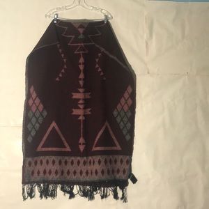 H&M Tri-color blanket scarf